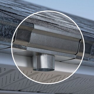 Foto 1 | Foto 1 | Salida De Bajante Amerimax De Aluminio Metálico C De 3 X 2 Pulgadas - Venta Internacional.