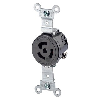 Foto 1 | Foto 1 | Receptáculo De Bloqueo Leviton 15a 125v L5-15r De Grado Industrial - Venta Internacional.