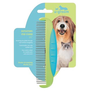 Foto 1 | Foto 1 | Routing Pin Comb Ugroom Azul/verde Para Perro Paquete De 1 - Venta Internacional.
