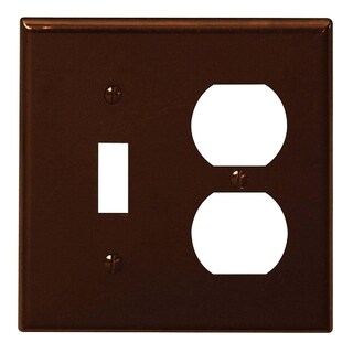Foto 2 | Foto 2 | Placa De Pared Leviton De 2 Elementos Dúplex Termoestable Marrón - Venta Internacional.