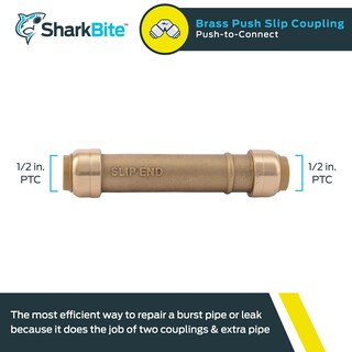 Foto 2 | Foto 2 | Acoplamiento Deslizante Sharkbite U3008lfa De 1/2 Pulgada Para Tubería Pex - Venta Internacional.