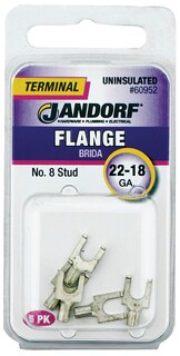 Foto 1 | Foto 1 | Brida Terminal Jandorf Calibre 22-18 Perno #8 Sin Aislamiento - Venta Internacional.