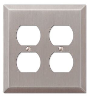 Foto 1 | Foto 1 | Placa De Pared Amerelle Century Double Duplex De Acero Niquelado - Venta Internacional.