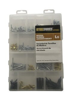 Foto 1 | Foto 1 | Surtido De Tornillos Para Madera Hillman Steelworks N.º 6 Y N.º 8 - Venta Internacional.