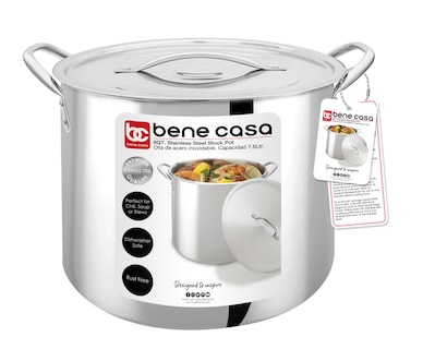 Foto 1 | Foto 1 | Olla De Acero Inoxidable Bene Casa 20 Cm 7 6 L - Venta Internacional.