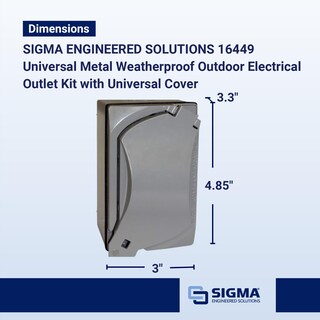 Foto 4 | Foto 4 | Kit De Enchufe Eléctrico Exterior Resistente A La Intemperie Sigma 16449 - Venta Internacional.