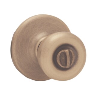 Foto 2 | Foto 2 | Pomo De Privacidad Kwikset Tylo Latón Envejecido Acero 3 Grados - Venta Internacional.