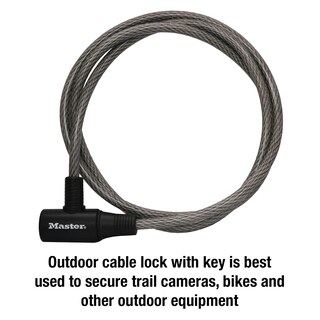 Foto 2 | Foto 2 | Bicicleta Cable Lock Master Lock 8154dpf Con Llave De 1 8 M De Largo - Venta Internacional.