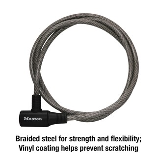 Foto 4 | Foto 4 | Bicicleta Cable Lock Master Lock 8154dpf Con Llave De 1 8 M De Largo - Venta Internacional.