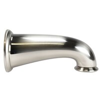Caño Danco Para Bañera  Níquel Cepillado  Con Desviador  18 Cm  Metal - Venta Internacional.