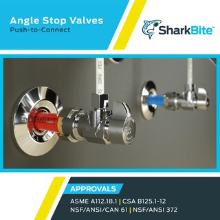 Foto 5 | Foto 5 | Válvula De Cierre Sharkbite Con Ángulo De Compresión De 1/2 X 1/4 Pulgadas - Venta Internacional.