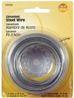 Foto 2 | Foto 2 | Wire Hillman Acero Galvanizado 19 Ga. 50 Pies Paquete De 10 - Venta Internacional.