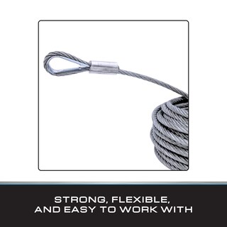 Foto 6 | Foto 6 | Cable De Acero Galvanizado De 3/16 Pulgadas X 30 M Con Amarre De Alambre 4200 Libras - Venta Internacional.