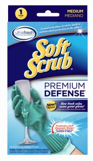 Foto 2 | Foto 2 | 1 Par De Guantes De Limpieza Soft Scrub Rubber M Color Morado - Venta Internacional.
