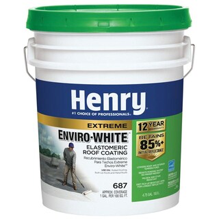 Foto 3 | Foto 3 | Revestimiento De Techo Henry Smooth White Elastomeric 18.9l - Venta Internacional.