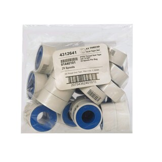 Foto 1 | Foto 1 | Cinta Adhesiva De Ptfe Para Sellar Roscas Aa 3/4 X 520 Pulgadas 25 Bobinas - Venta Internacional.