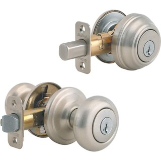 Foto 1 | Foto 1 | Paquete Combinado De Pomo De Puerta Y Cerrojo Kwikset Juno En Níquel Satinado - Venta Internacional.