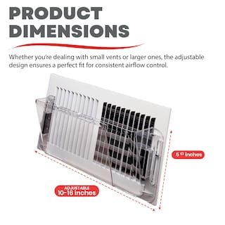 Foto 6 | Foto 6 | Deflector De Aire Ajustable De 25 A 40 Cm Plástico Transparente - Venta Internacional.
