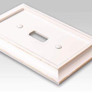 Foto 2 | Foto 2 | Placa De Pared Amerelle Savannah De Una Sola Palanca De Madera Blanca Envejecida - Venta Internacional.