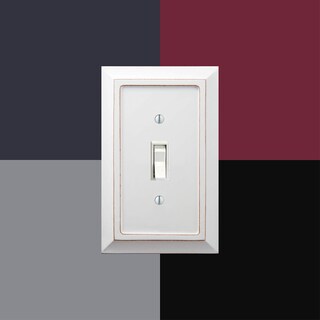 Foto 4 | Foto 4 | Placa De Pared Amerelle Savannah De Una Sola Palanca De Madera Blanca Envejecida - Venta Internacional.