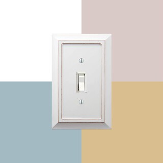 Foto 7 | Foto 7 | Placa De Pared Amerelle Savannah De Una Sola Palanca De Madera Blanca Envejecida - Venta Internacional.