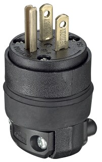 Foto 1 | Foto 1 | Enchufe Leviton 515pr 15a 125v Nema 5-15p De Hoja Recta Negro - Venta Internacional.