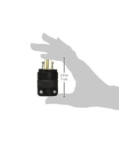 Foto 2 | Foto 2 | Enchufe Leviton 515pr 15a 125v Nema 5-15p De Hoja Recta Negro - Venta Internacional.