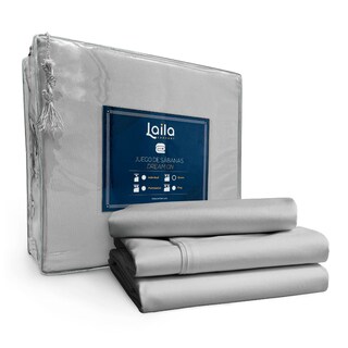 Foto 1 | Foto 1 | Juego De Sabanas Premium Tacto Egipcio 1800 Hilos Dreamon Queen Size Color Gris Claro