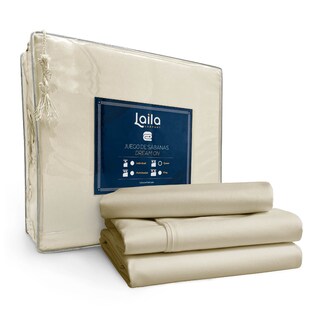 Foto 1 | Foto 1 | Juego De Sabanas Premium Tacto Egipcio 1800 Hilos Dreamon Individual Color Beige