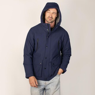 Foto 5 | Foto 5 | Chamarra Con Capucha Para Hombre Con Bolsa Interna Greenlander Azul Marino