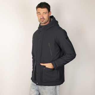 Foto 2 | Foto 2 | Chamarra Con Capucha Para Hombre Con Bolsa Interna Greenlander Negro