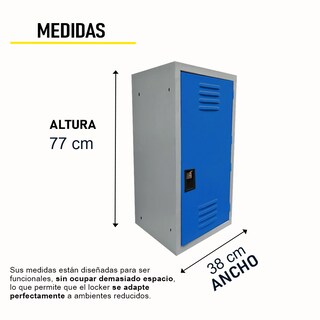 Foto 3 | Foto 3 | Locker Metalico Alvek 1 Puerta Ventila Candado Oficina Casa