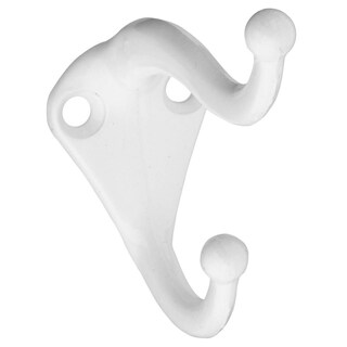 Foto 1 | Foto 1 | Ganchos Para Abrigos Y Sombreros National Hardware N248-369 Color Blanco Paquete De 2 - Venta Internacional.