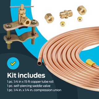 Foto 5 | Foto 5 | Kit De Instalación Para Hacer Hielo Eastman 48398 Tubo De Cobre De 6 M - Venta Internacional.