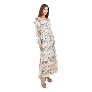 Foto 2 | Foto 2 | Vestido Largo Estilo Bohemio Roman Fashion /juvenil 41099 (beige) Beige