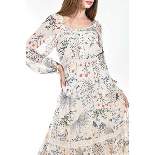 Foto 4 | Foto 4 | Vestido Largo Estilo Bohemio Roman Fashion /juvenil 41099 (beige) Beige