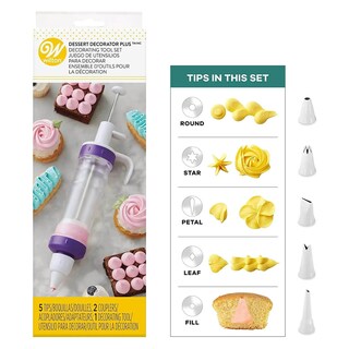 Foto 5 | Foto 5 | Herramienta Para Glaseado De Tartas Wilton Dessert Plus Transparente - Venta Internacional.