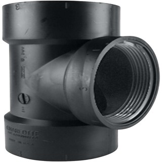 Foto 2 | Foto 2 | Charlotte Pipe De 3 Pulgadas Camiseta Hub X Hub Abs Dwv Flush Cleanout - Venta Internacional.