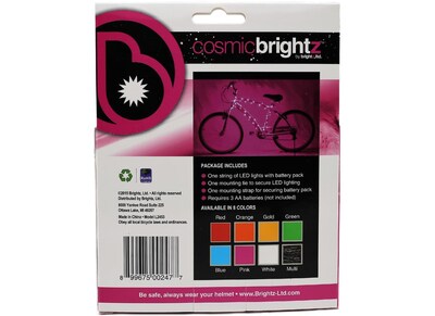 Foto 6 | Foto 6 | Lámpara Led Para Cuadro De Bicicleta Brightz Cosmicbrightz Color Rosa 2 M - Venta Internacional.