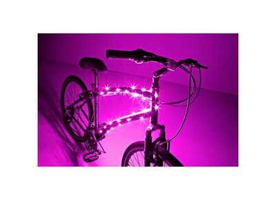 Foto 7 | Foto 7 | Lámpara Led Para Cuadro De Bicicleta Brightz Cosmicbrightz Color Rosa 2 M - Venta Internacional.