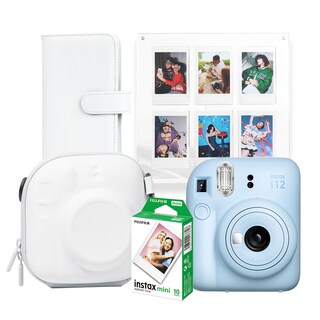 Foto 1 | Foto 1 | Cámara Instax Mini 12 Azul 10 Fotos Mini Funda Y Accesorios