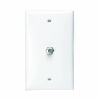 Foto 1 | Foto 1 | Placa De Pared Leviton 80781-w Con Conector De Vídeo F Color Blanco - Venta Internacional.