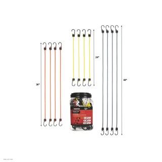 Foto 1 | Foto 1 | Bungee Cords Keeper Varios Núcleos De Acero Paquete De 12 - Venta Internacional.