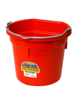 Foto 1 | Foto 1 | Cubo De Alimento Para Animales Little Giant Con Parte Trasera Plana 19 L Rojo - Venta Internacional.