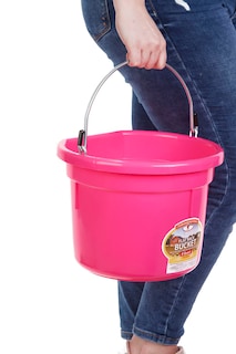 Foto 4 | Foto 4 | Bucket Little Giant De Plástico Con Parte Trasera Plana 7 6 L Rosa Intenso - Venta Internacional.