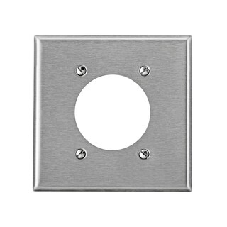 Foto 1 | Foto 1 | Placa De Pared Leviton Silver De Acero Inoxidable Con Salida De 2 Paneles - Venta Internacional.
