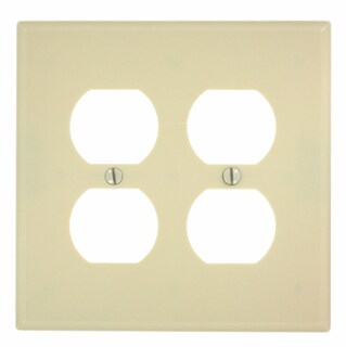 Foto 1 | Foto 1 | Placa De Pared Leviton De 2 Elementos Dúplex Tamaño Medio Color Marfil 80516-i - Venta Internacional.