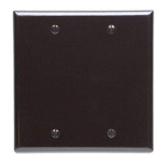 Foto 1 | Foto 1 | Placa De Pared En Blanco De 2 Elementos Leviton Termoestable Color Marrón 85025 - Venta Internacional.