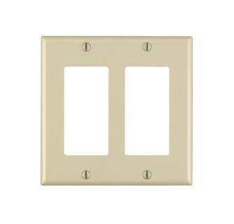 Foto 1 | Foto 1 | Placa De Pared Leviton 80409-i Para 2 Dispositivos Decora Gfci Color Marfil - Venta Internacional.