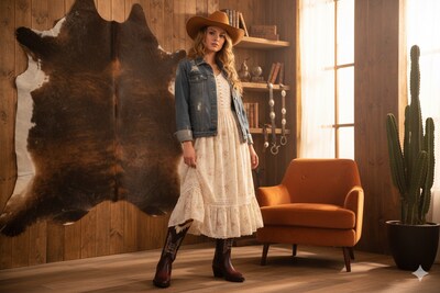 Foto 7 | Foto 7 | Botas Vaqueras Para Mujer Color Vino Estilo Y Elegancia Del Oeste Cowboy Clasico Western